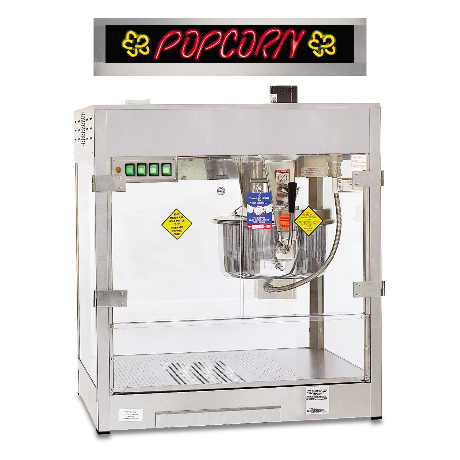 Large Venue Popper | Discovery 32-oz. Popcorn Popper - Gold Medal