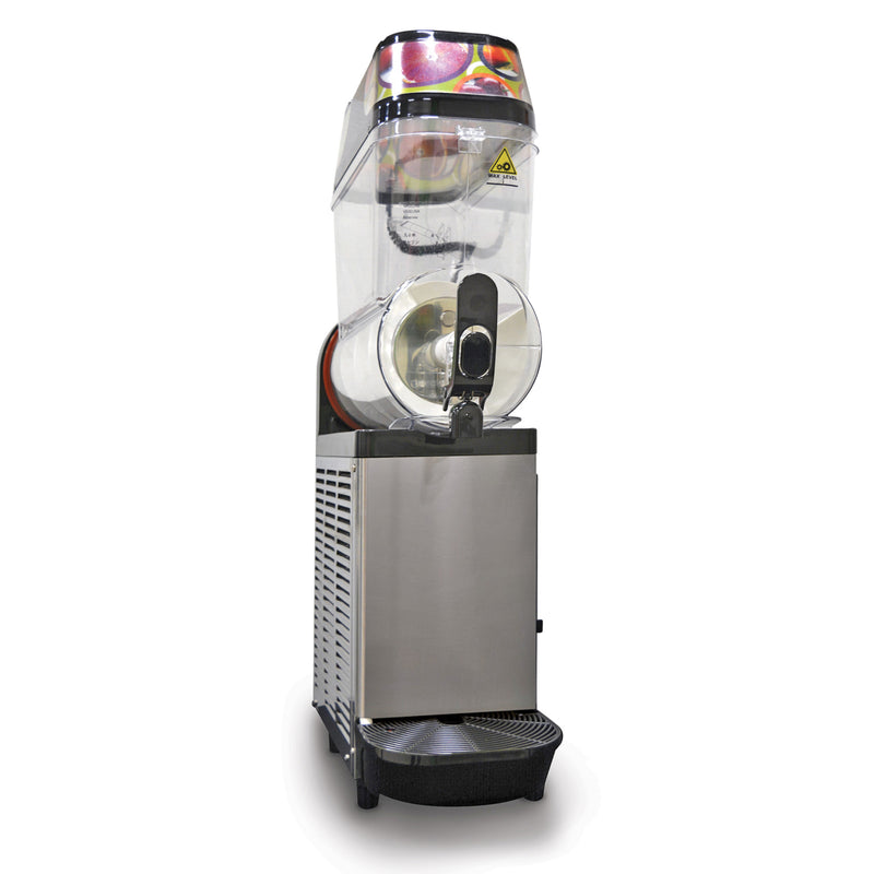 single bowl frozen drink machine with lighted graphic lid