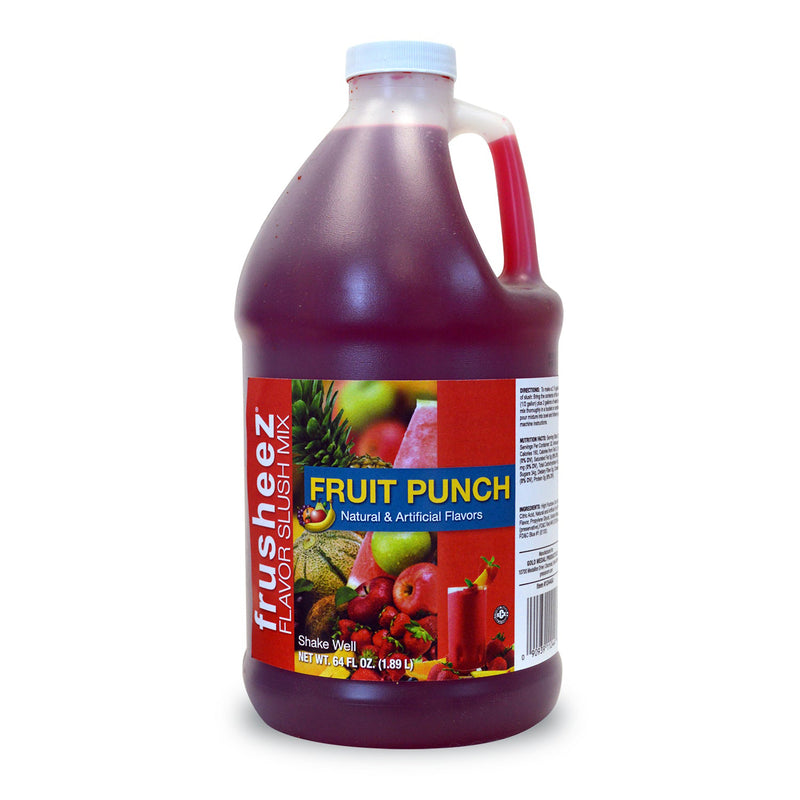 64-ounce jug of fruit punch Frusheez mix