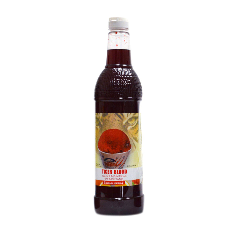 25-ounce bottle of tiger blood Sno-Kone syrup