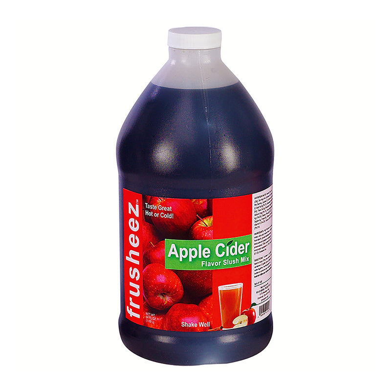 64-ounce jug of apple cider Frusheez mix
