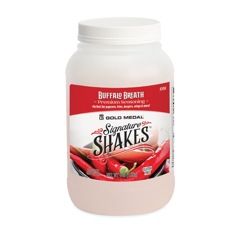Signature Shakes jar with chili pepper graphics