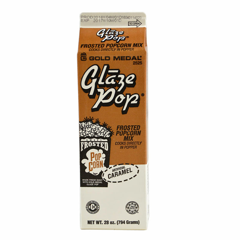 28-ounce carton of Caramel Glaze Pop 