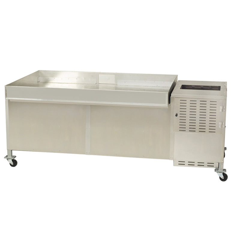 Karmel Kool stand with cooling pan on rolling base