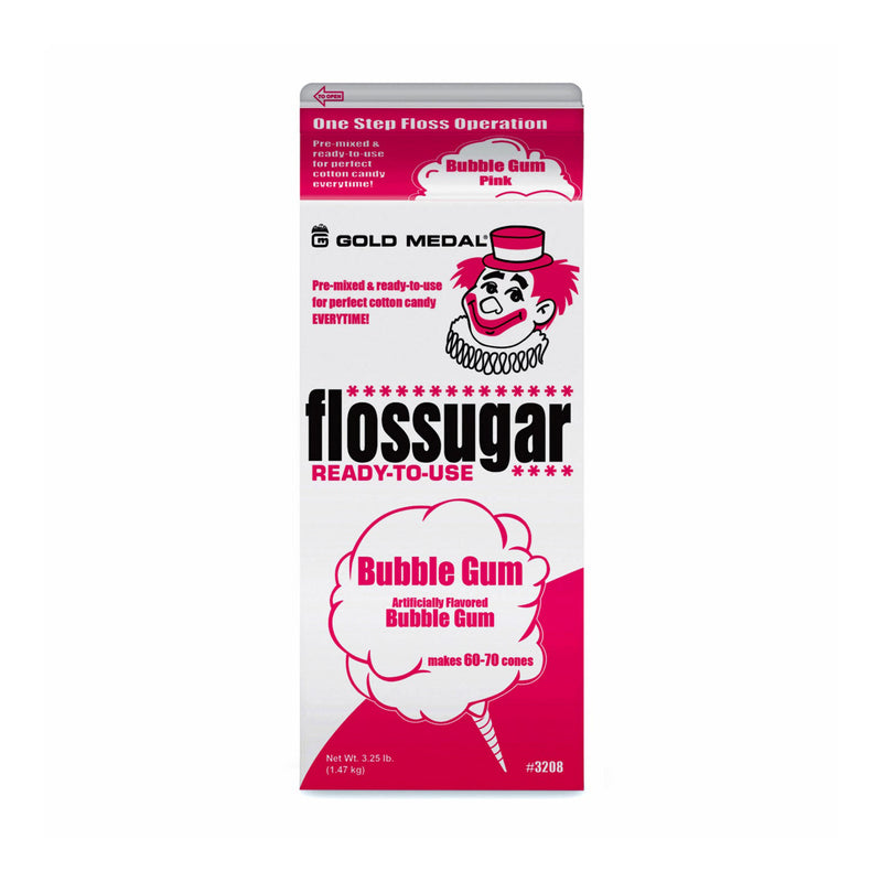 1/2-gallon carton of Bubble Gum Flossugar