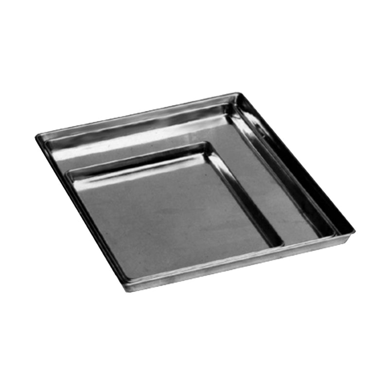 Square silver pan.