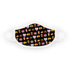 Product variation Face Covering  -  Black with Assorted Fun Foods
