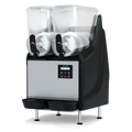 twin bowl frozen drink machine with non-illuminated clear lids