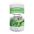 Signature Blends jar with green mint graphics