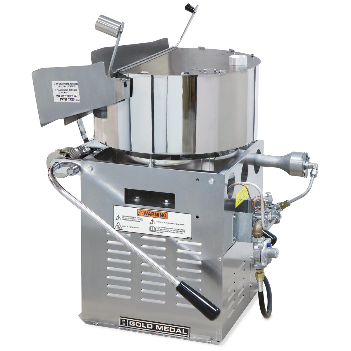 Gas Popcorn Popper | Jumbo 360 36-oz. Gas Popper - Gold Medal #2033BG