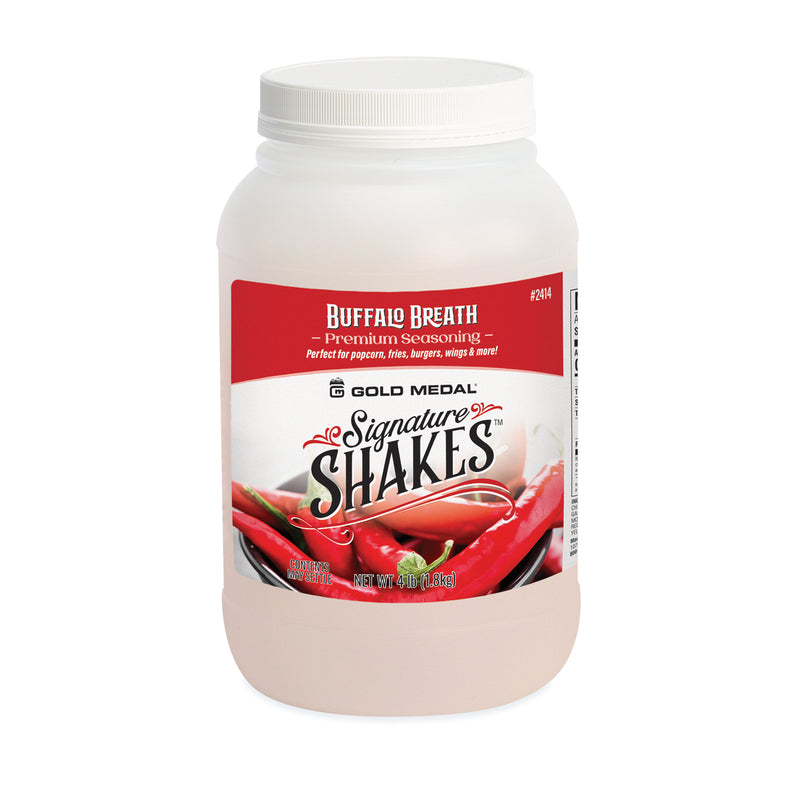 Signature Shakes jar with chili pepper graphics