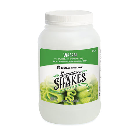 Signature Shakes jar with wasabi graphics