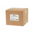 Bulk 40 lb box of 3701 Pink Vanilla Flossine cotton candy sugar mix in labeled cardboard shipping case