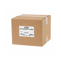 Bulk 40 lb box of 3702 Blue Raspberry Flossine cotton candy sugar mix in labeled cardboard shipping case