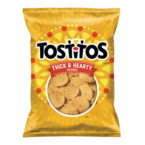 TOSTITOS® Tortilla Chips Thick & Hearty Rounds 32 oz