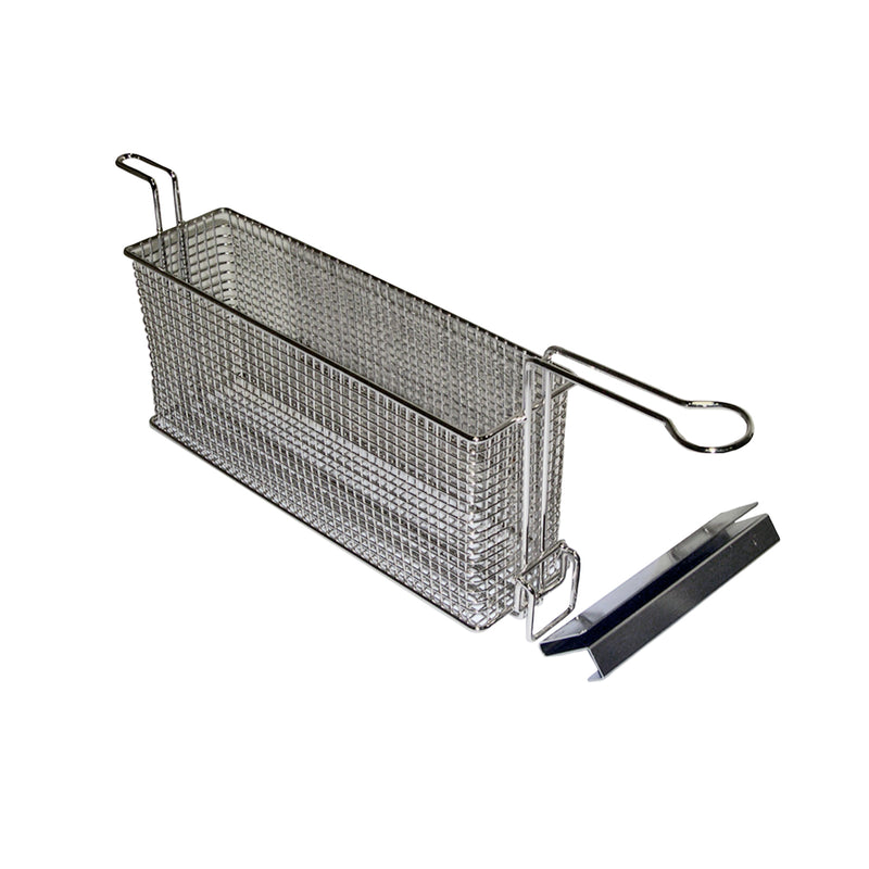Large wire fry baskets for fryer.