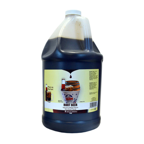 one gallon jug of root beer Sno-Kone syrup