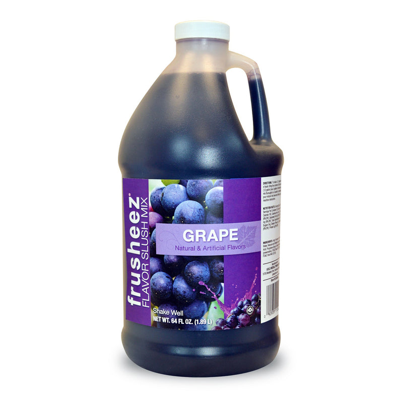 64-ounce jug of grape Frusheez mix