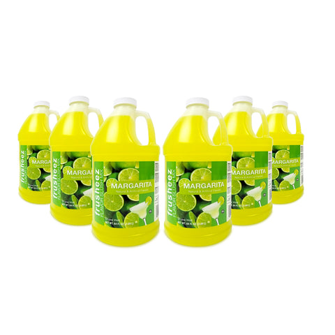 six jugs of margarita Frusheez mix