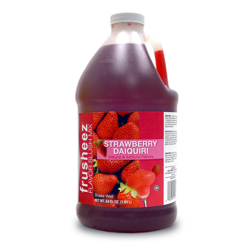 64-ounce jug of strawberry daiquiri Frusheez mix