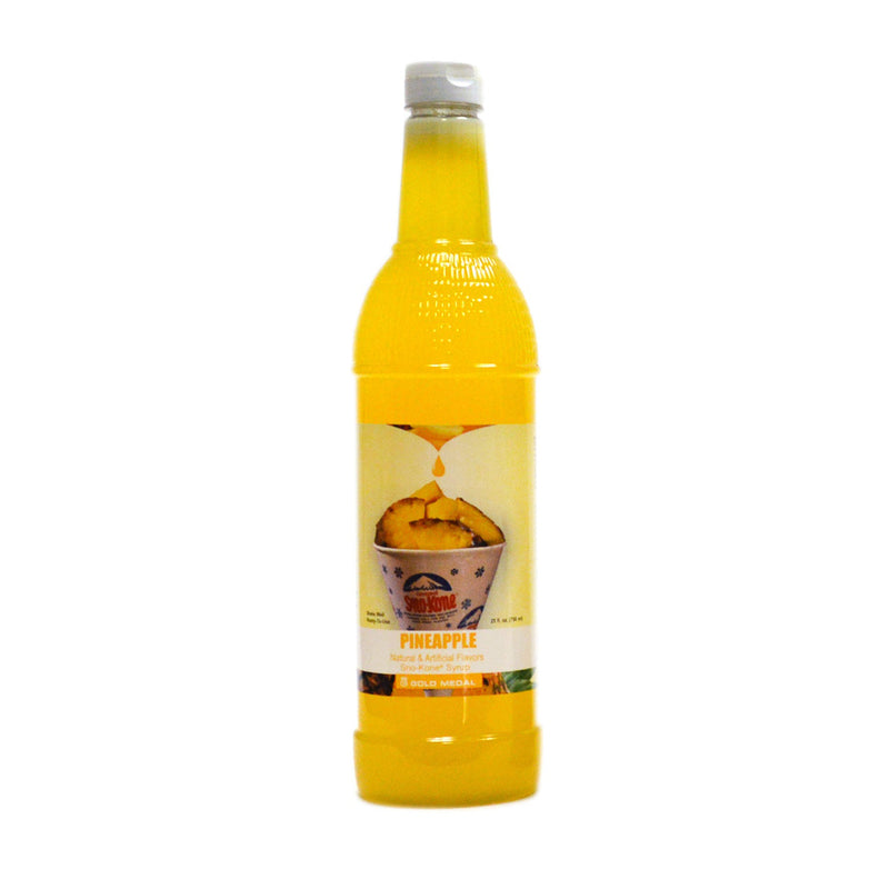 25-ounce bottle of pineapple Sno-Kone syrup