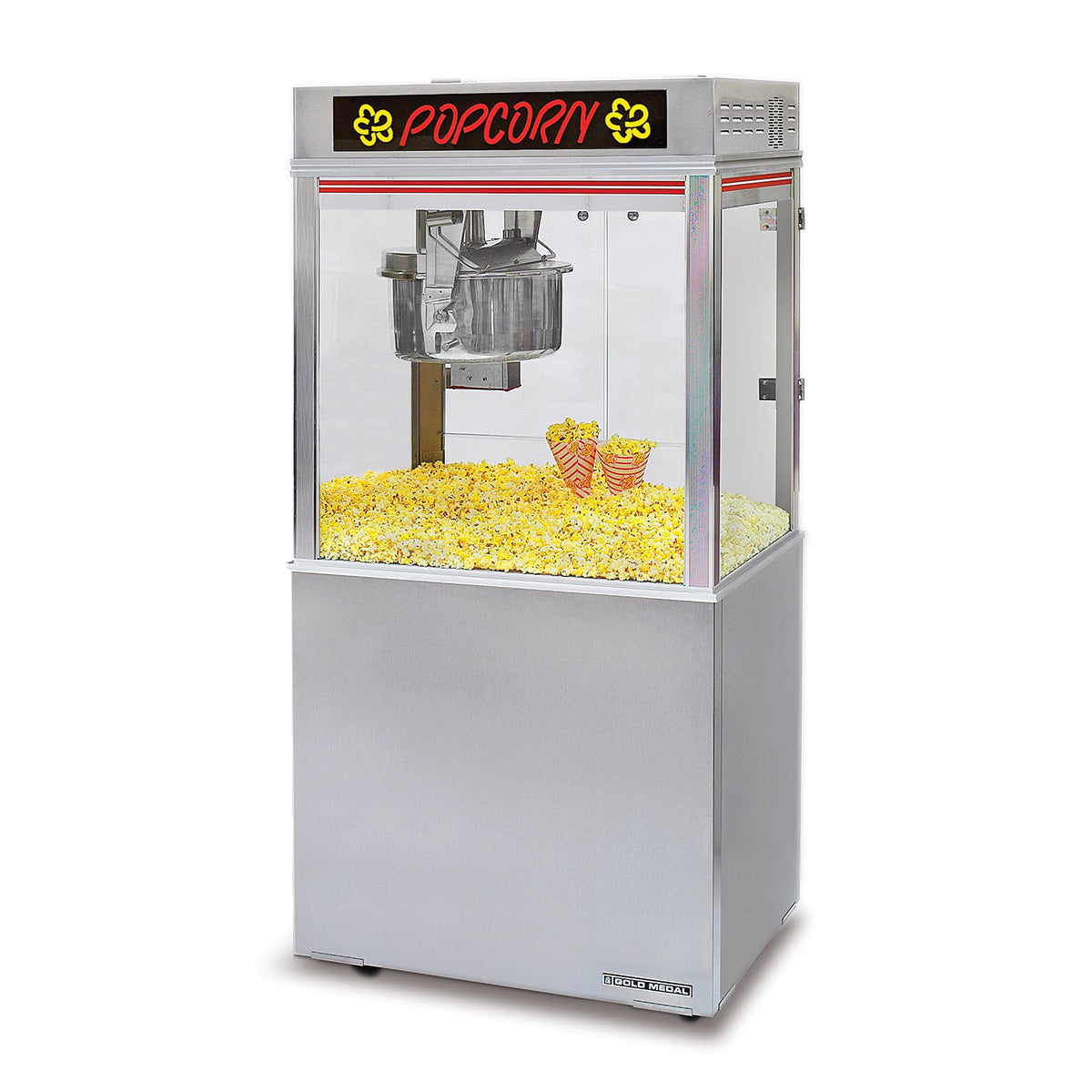 Large Popper | Pop-O-Gold 32-oz. Popcorn Machines - Gold Medal