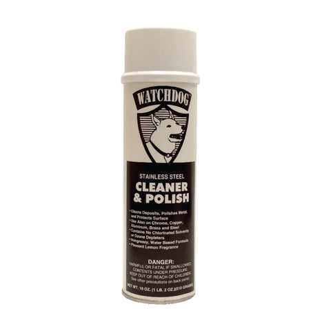 Watchdog Cleaner and Polish aerosol can