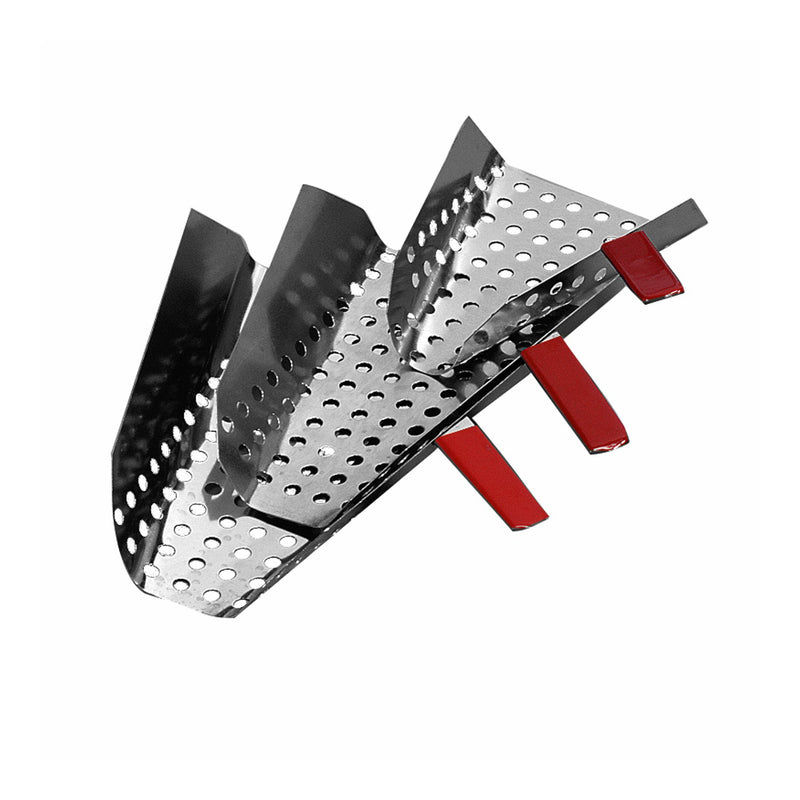 stainless steel perforated popcorn scoop