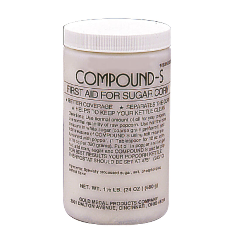 white jar of Compound-S