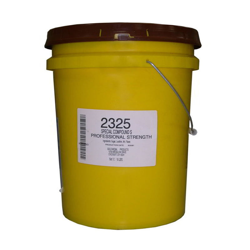 large yellow bucket of professional strength Compound-S
