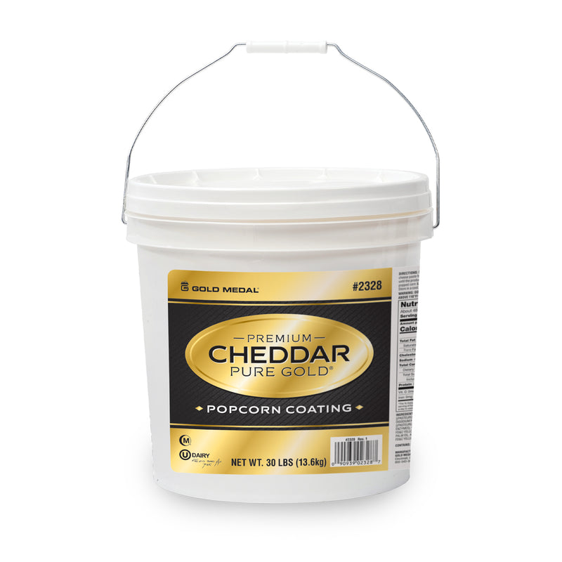 white tub of premium cheddar pure gold cheese paste