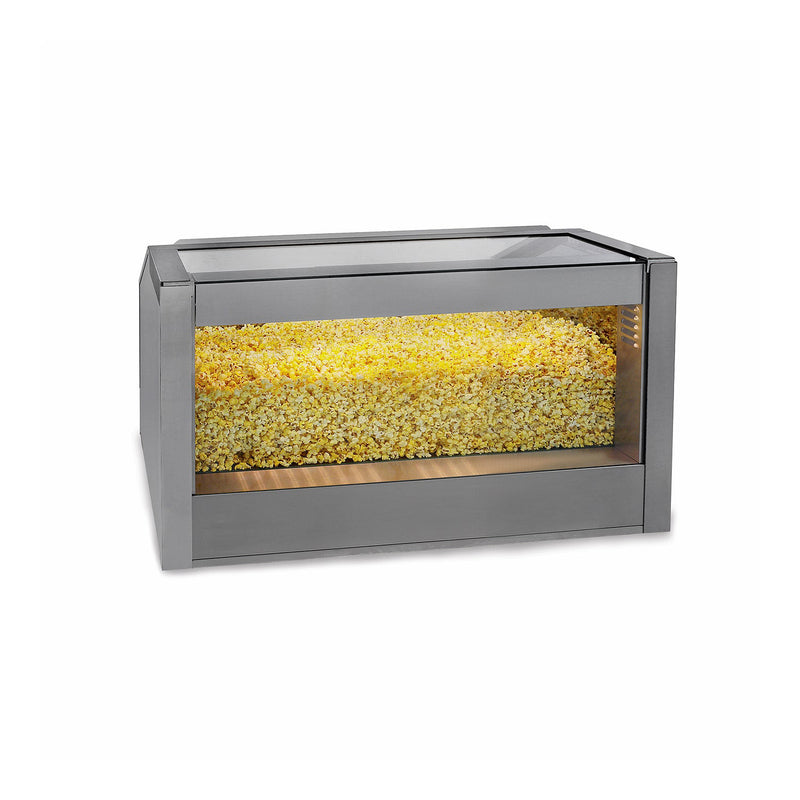 6-inch roller base compatible with the 36-inch counter popcorn staging cabinet