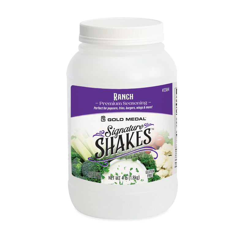 Signature Shakes jar with ranch dip graphics