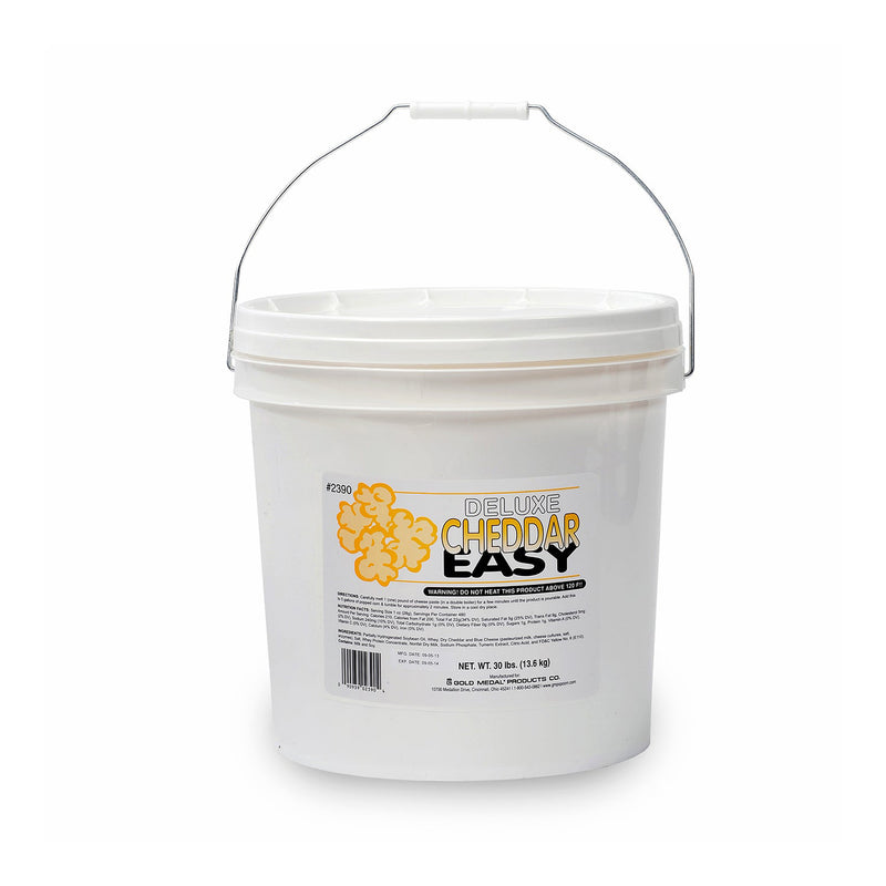 white tub of deluxe cheddar easy paste