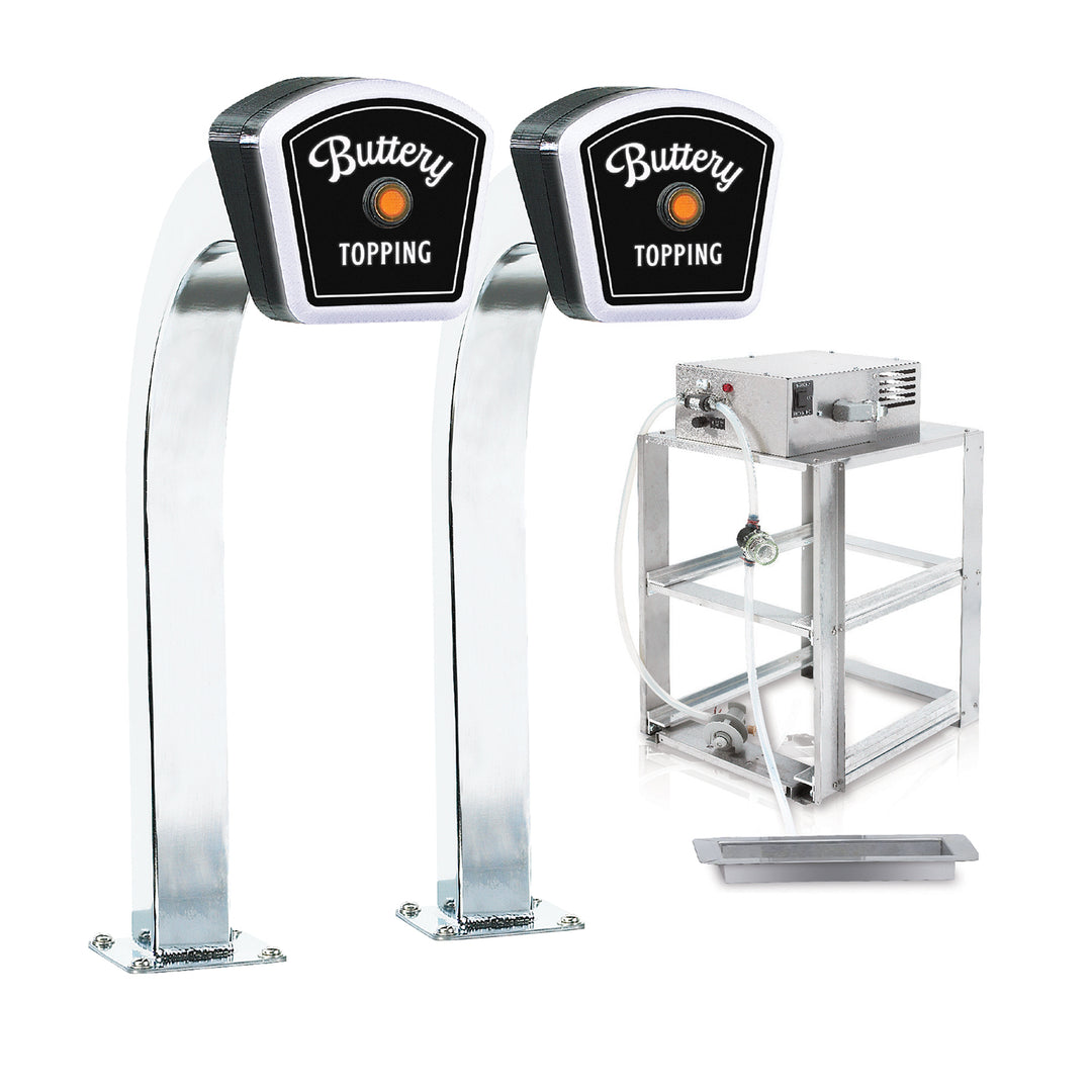 Topping Dispenser | Dual-Head, Open Dual Rack ˆ’ Gold Medal #2396-00-210
