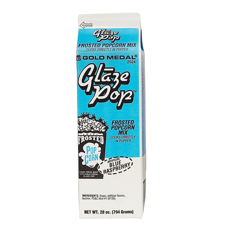 28-ounce carton of Blue Raspberry Glaze Pop