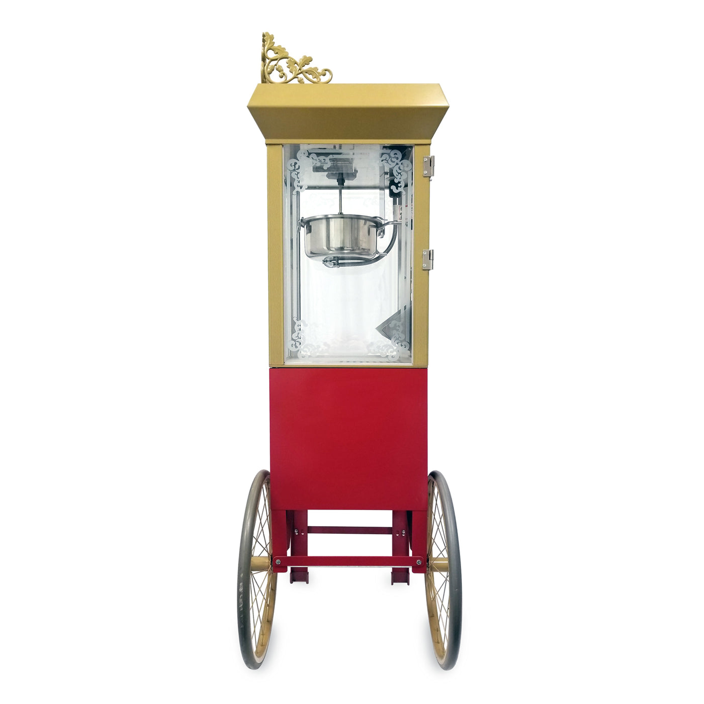 Gold Medal 2660SR Portable Popcorn Machine w/ 6 oz Kettle & Red Top, 120v