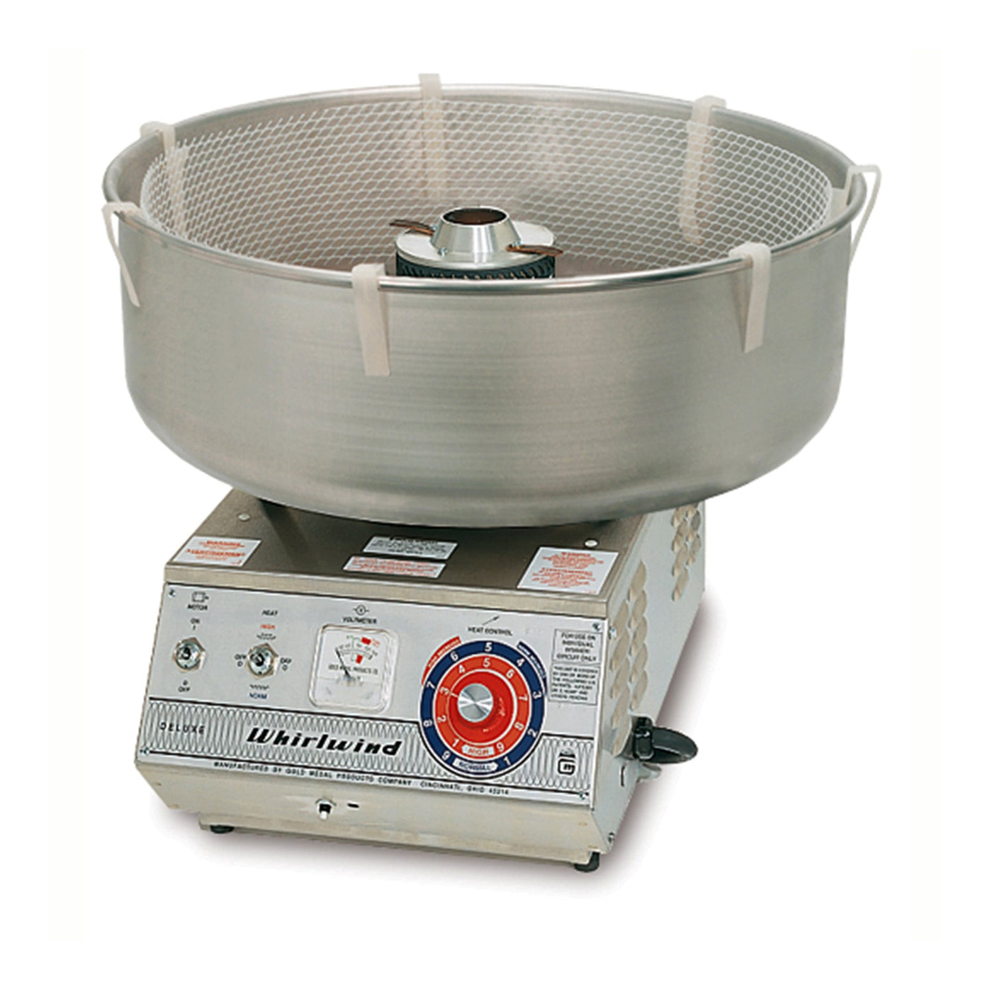Cotton Candy Machine | Stainless Steel Deluxe Whirlwind® - Gold Medal ...