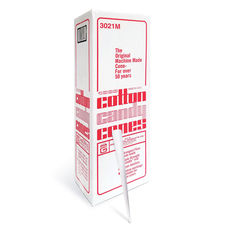 1000 Plain Cotton Candy Cones By Gold Medal