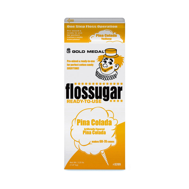1/2-gallon carton of Pina Colada Flossugar