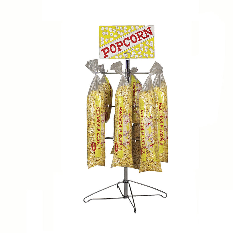 Counter model metal floss tree popcorn display with sign