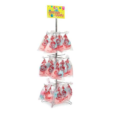 66-inch floor model metal display tree with cotton candy 