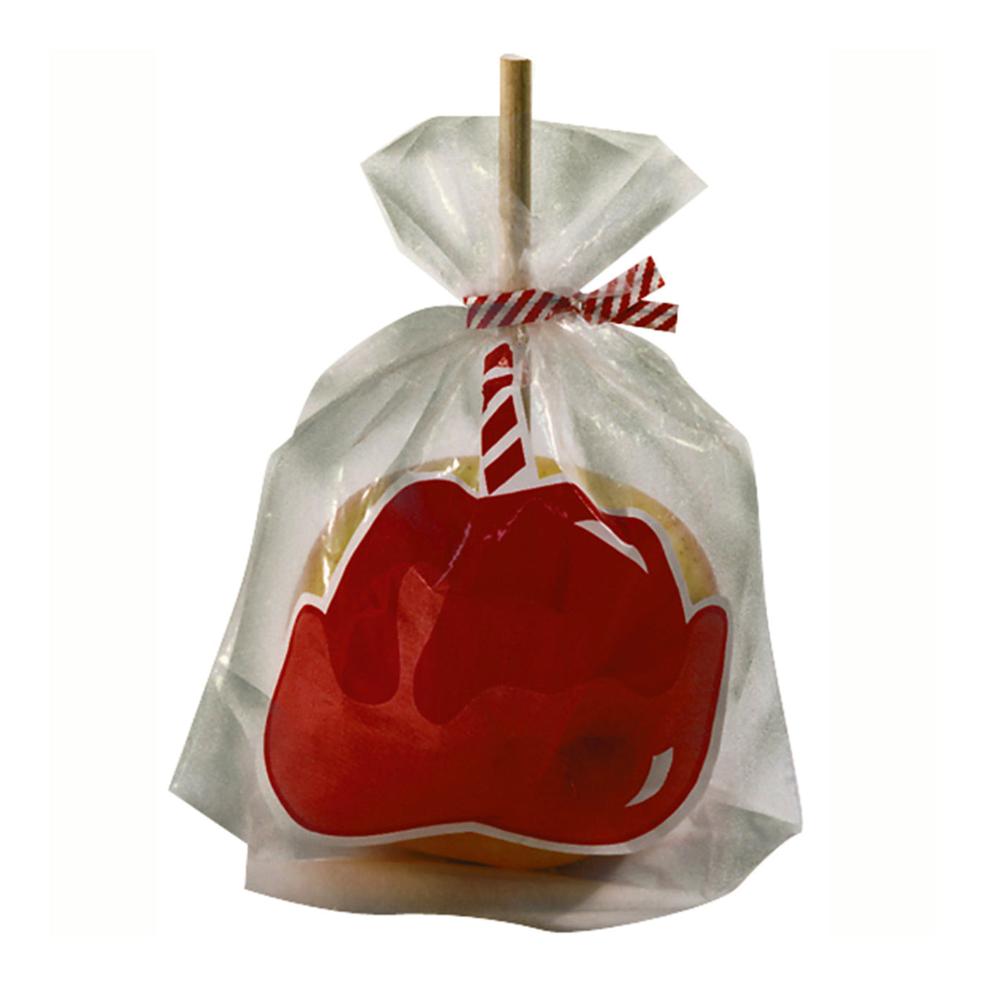 Gift Bag Ideas: clear cellophane bags with candies inside