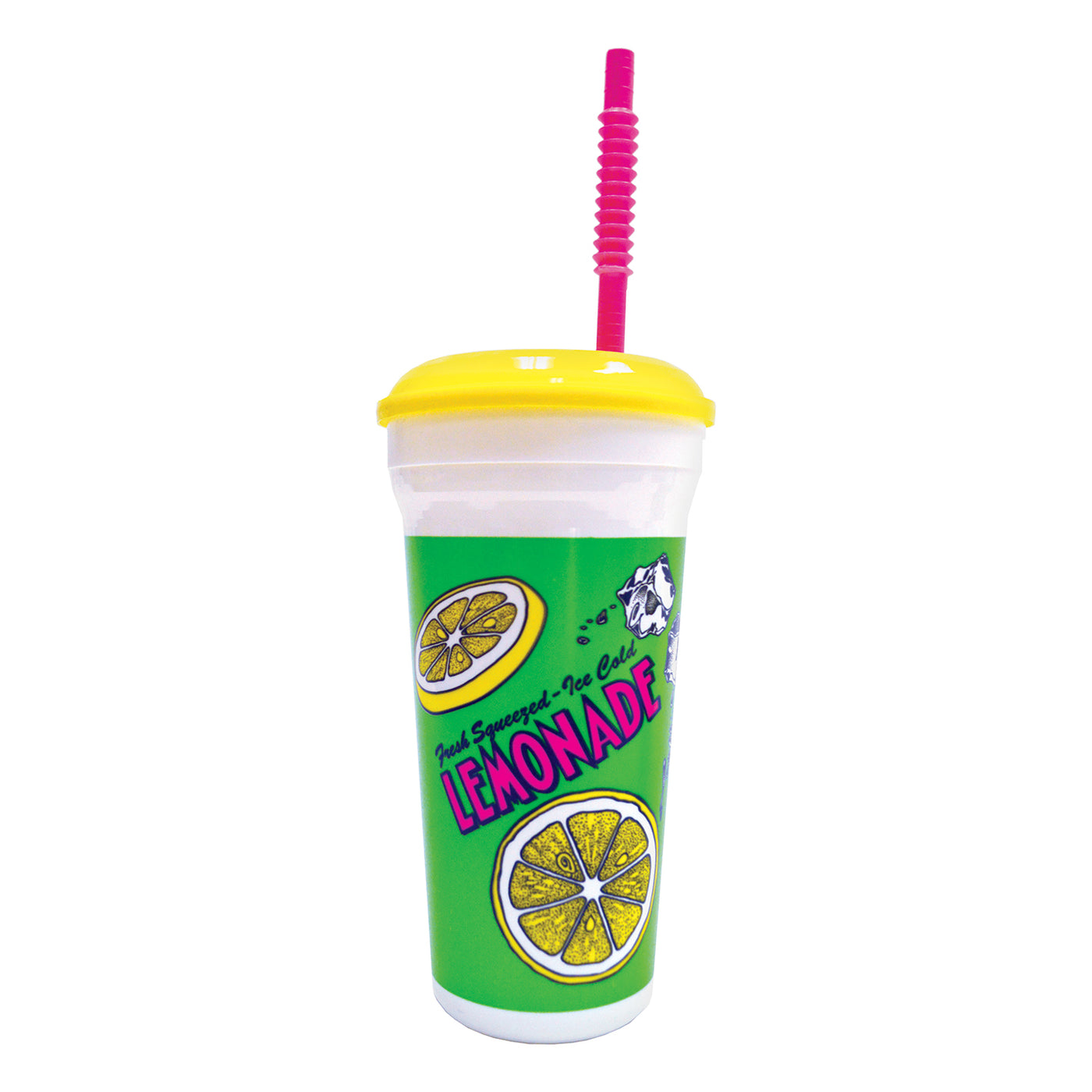 Disposable Plastic Drinking Cups with Lids - Sweet Flavor