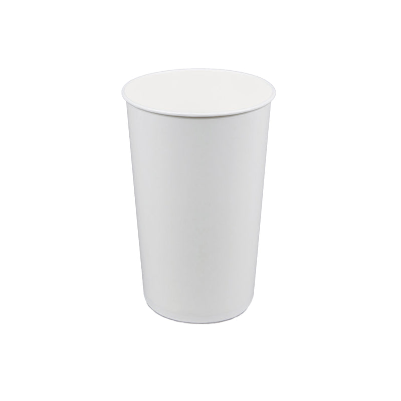 White cup, no graphics.