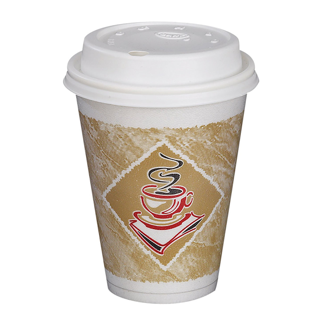 Choice 8 oz. Tall White Poly Paper Hot Cup - 1000/Case